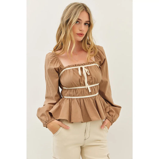 Babydoll Blouse with Bow
